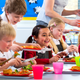 Illustration for article titled Trump administration rolls back school-lunch guidelines for non-fat milk, whole grains